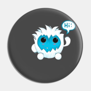 Bubble Yeti Pin