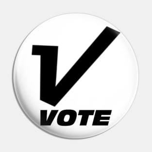 Vote president election Pin