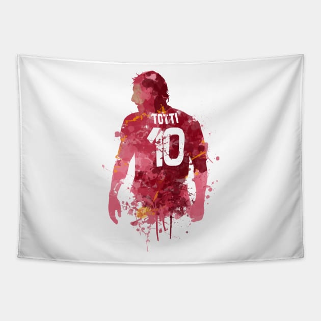 Francesco Totti - Roma Legend Tapestry by FootballArcade