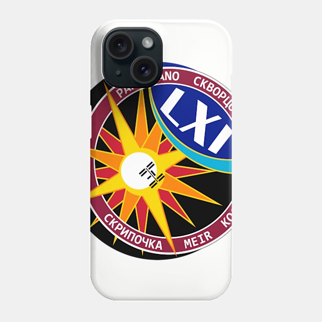 Expedition 61 Mission Patch Phone Case by Spacestuffplus