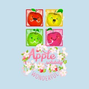 Applesolutely Wonderful - Punny Garden T-Shirt