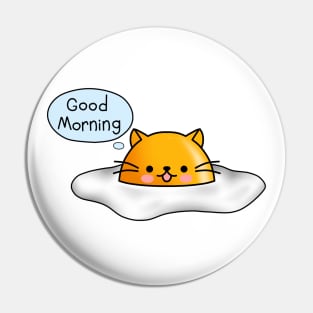 Kitty Breakfast Pin