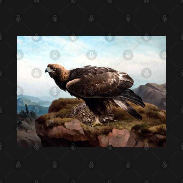 Aquila chrysaetos by Ferdinand von Wright by academic-art