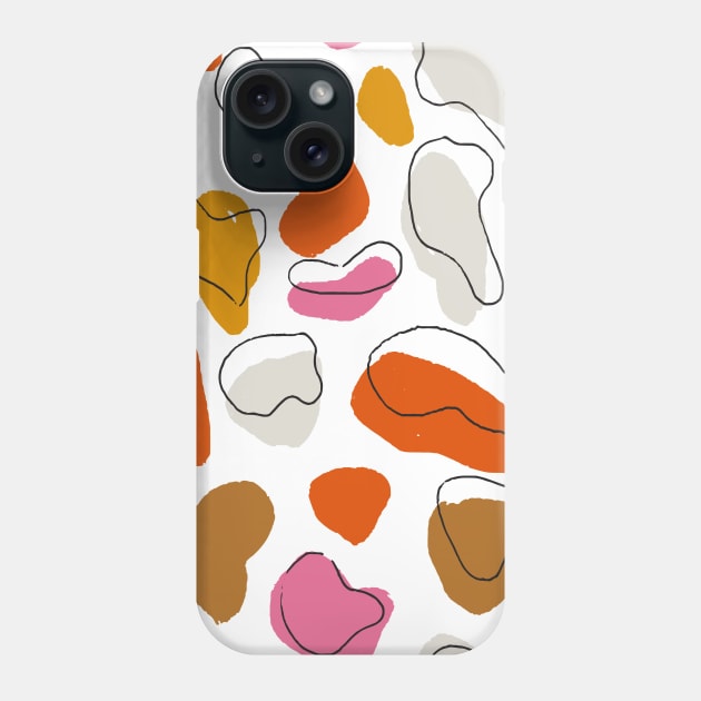 Summer Solid Color Pebbles Phone Case by Carolina Díaz