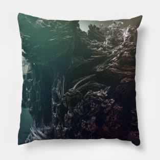 Vectron 4 - Lava Stone Art Pillow