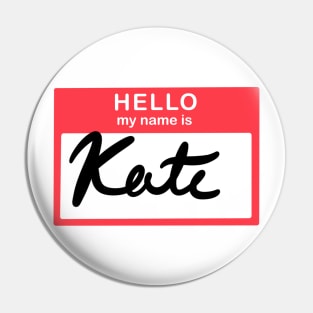 Hello, my name is Kate Pin