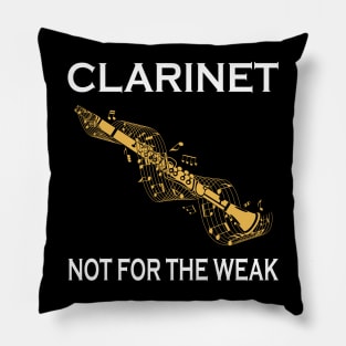 Clarinet Not For The Weak Pillow