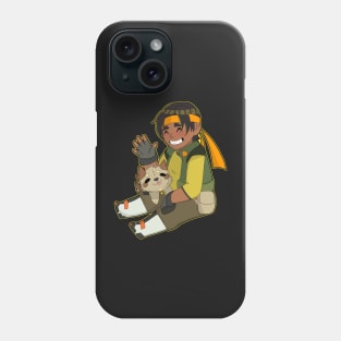 Hunk and dog plush Phone Case