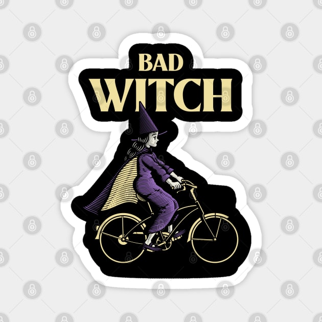 Bad Witch Magnet by Art Designs