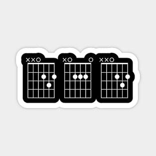 Guitarist Dad Fathers Day - Dad Guitar Chords Magnet