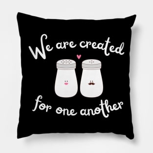 Salt And Pepper Love For Valentine's Day Pillow