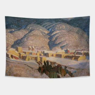 Sangre de Cristo Mountains by Blumenschein Tapestry