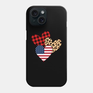 4th of July American Flag Proud USA Patriotic Phone Case