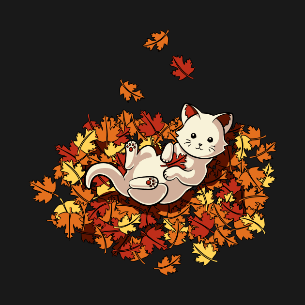 Autumn Cat by SJayneDesign