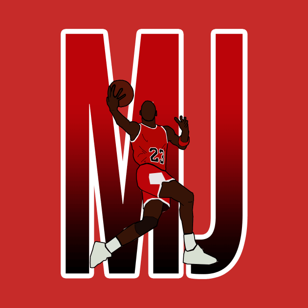 Michael Jordan 'MJ' - Chicago Bulls by xavierjfong