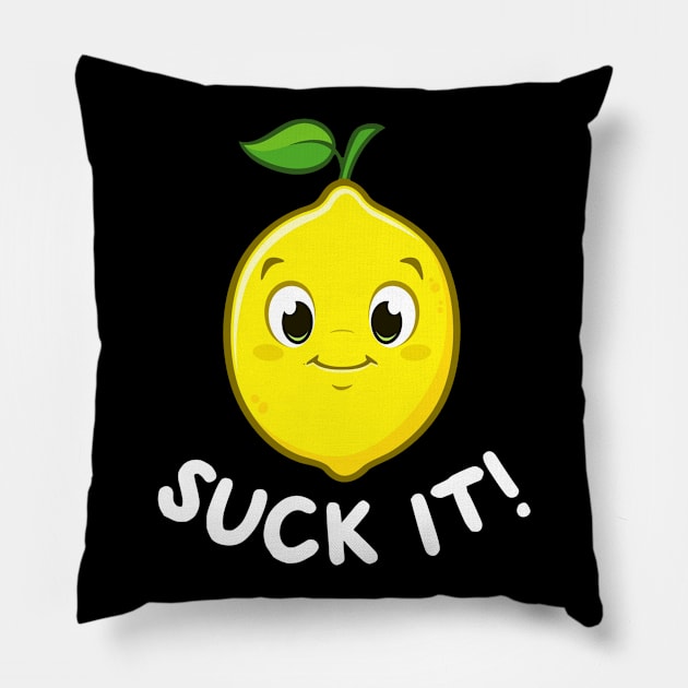 Suck it Pillow by Jambo Designs