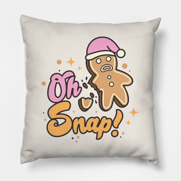 Oh Snap! Pillow by Nessanya