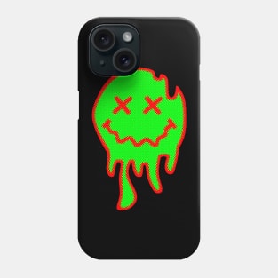 ACID SMILEY (MELTING) #8 (RED/GREEN) Phone Case