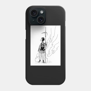 Private soldier of mouse Rebel Army. Phone Case
