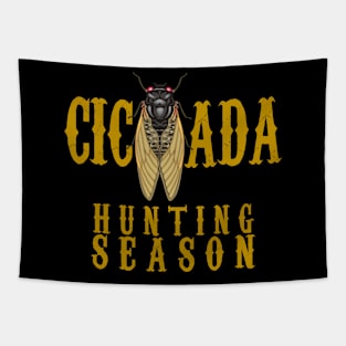 Cicada Brood Hunting Season Tapestry