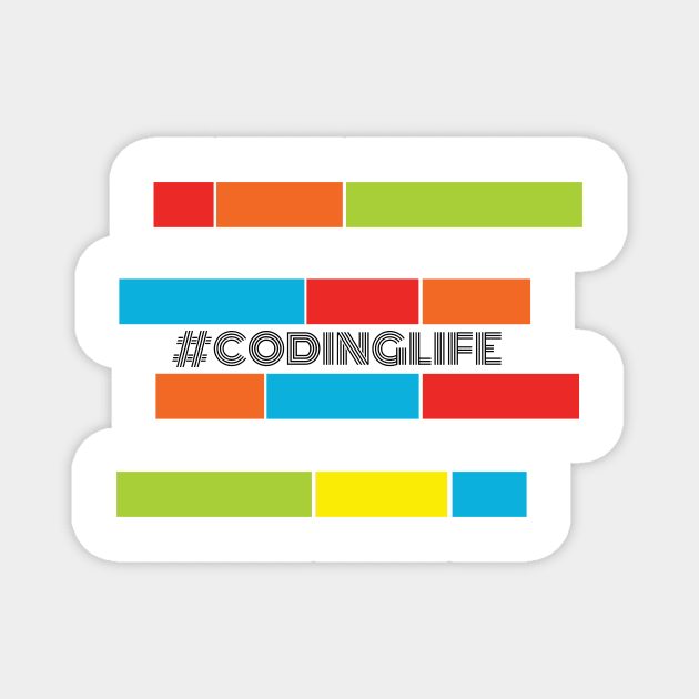 Coding Life Magnet by Faeblehoarder