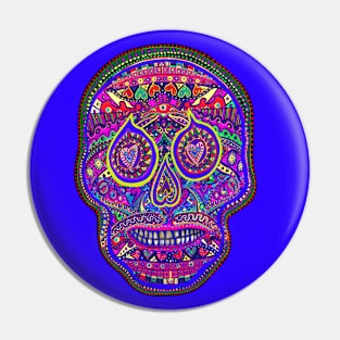 Day of the Dead Skull Pin