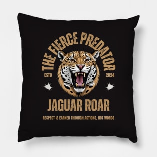 Jaguar Roar Pillow