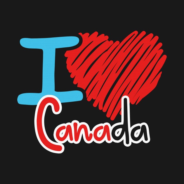i love canada by ThyShirtProject - Affiliate