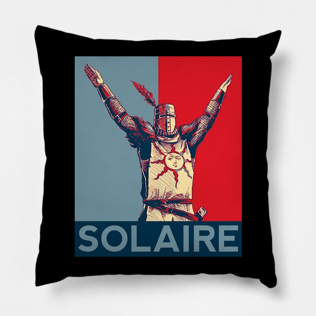 Solaire's Hope Ver. 2 Pillow by lilyakkuma