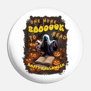 One More Book To Read Halloween Spooky Motifs Pin