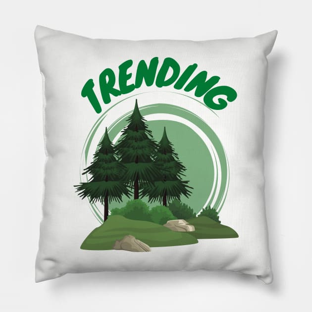 Trending Pillow by Rickido
