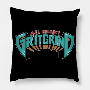 All Heart Grit Grind Grizzlies Pillow