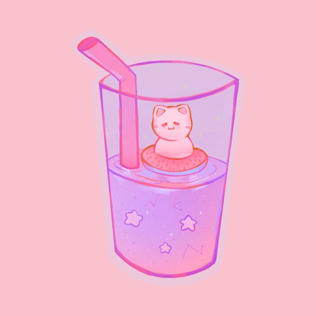 Little Catto Drink by silly cattos