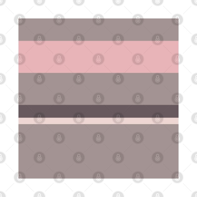 An unparagoned bind of Dirty Purple, Spanish Gray, Pale Pink and Soft Pink stripes. by Sociable Stripes