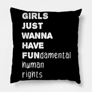 Girls Power Emancipation Women Rights Woman Strong Feminist Pillow