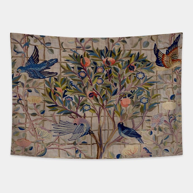 William Morris Kelmscott Trellis Embroidery Tapestry by JoolyA