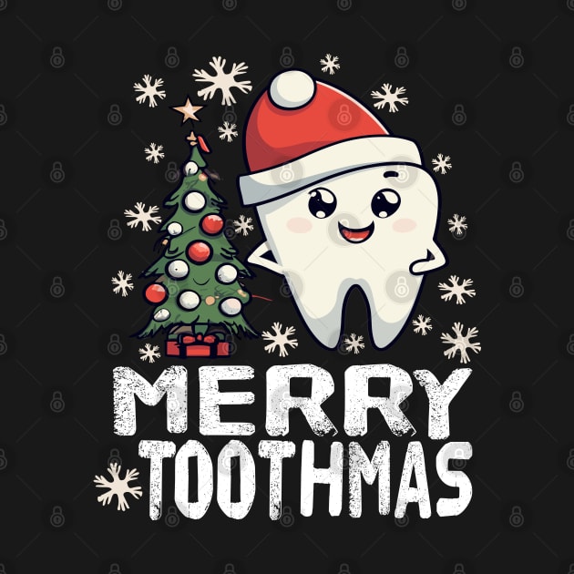 Merry Toothmas - Dental Xmas Holiday Christmas Dentist by Outrageous Flavors