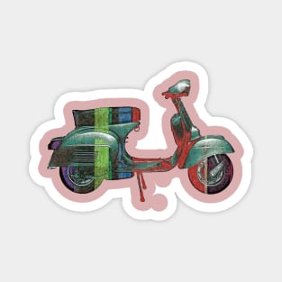 Vespa Piaggio Vintage Design Scooter Magnet