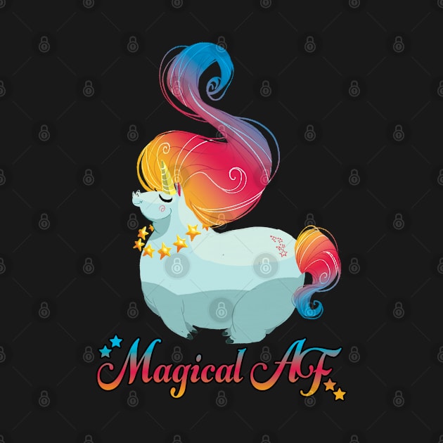 Magical AF Tubbicorn by PengPengArt