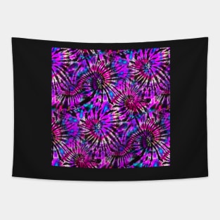 Purple Tie Dye Madness Tapestry