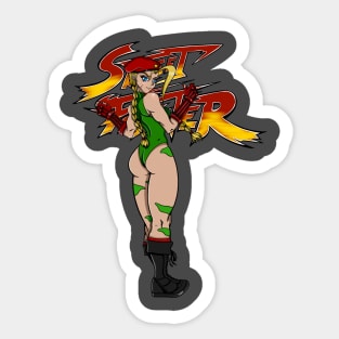 Street Fighter: Cammy Vinyl Sticker -  Denmark