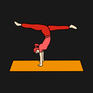 Yoga Handstand Split Pose T-Shirt