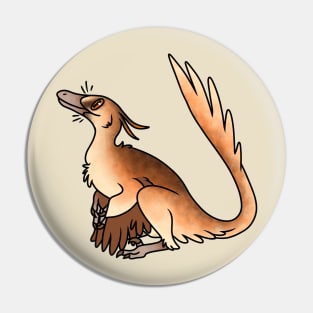 Cute Velociraptor (2nd version) Pin