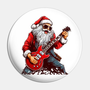 Guitar Santa Pin