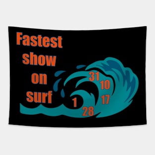 Fastest Show on Surf-Miami Dolphins Tapestry