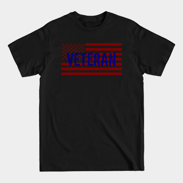 Disover American Flag Military Veteran - Military Veteran - T-Shirt