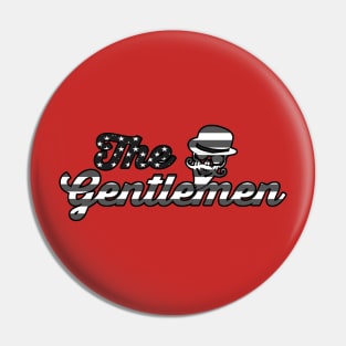 America Gentlemen Grayscale Pin