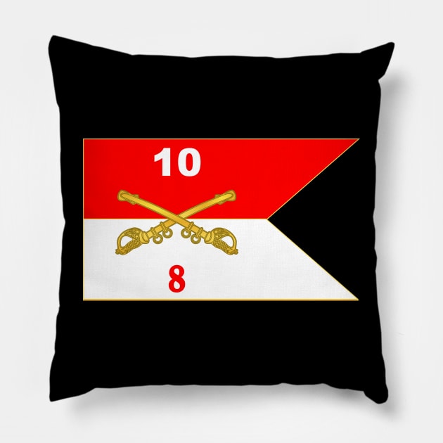 8th Squadron - 10th Cavalry Guidon Pillow by twix123844