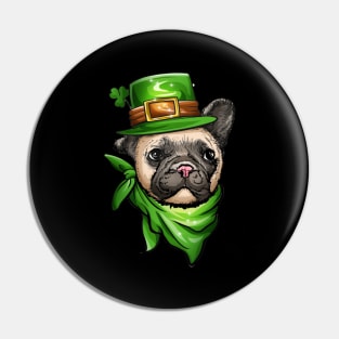 french bulldog st patrick's day Pin