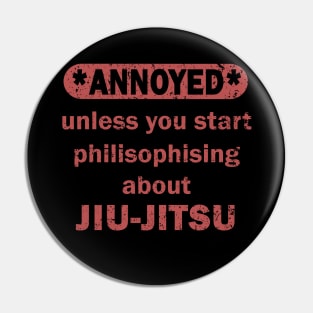 Jiu Jitsu Martial Arts Self-Defense Club Pin